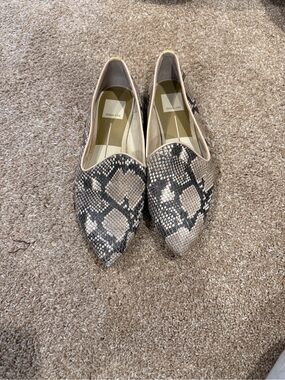Dolce Vita Women's Snake-Print Pointed Loafers